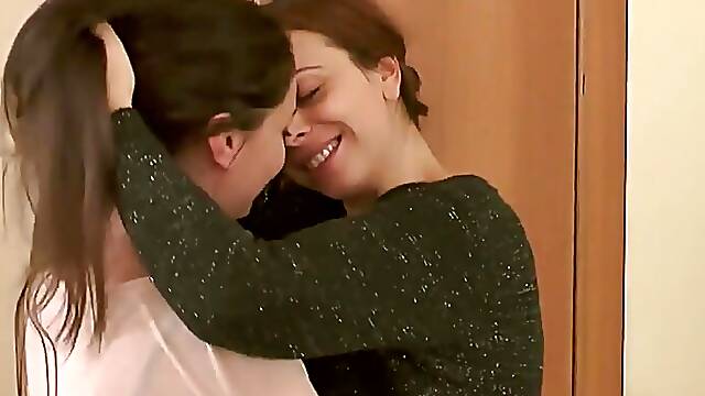 Two Naughty Lesbians Pleasing Each Other in the Bedroom