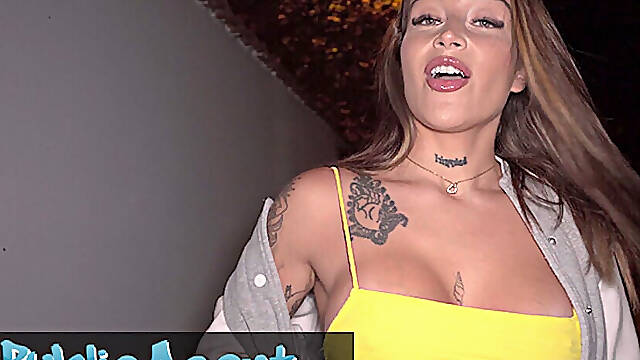 Public Agent Thick big ass Latina slides it on a big dick