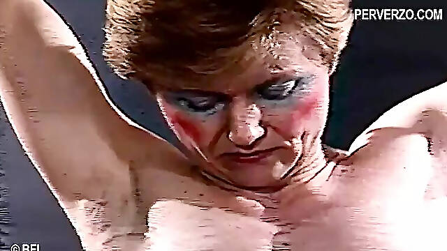 Tied up slut gets whipped and punisshed by her mistress