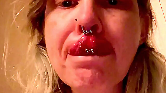 Teasing You All with My Long Pierced Tongue