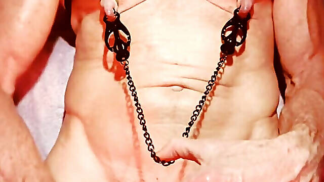 Lean Leather Pigs Tit &amp; Hole Workout