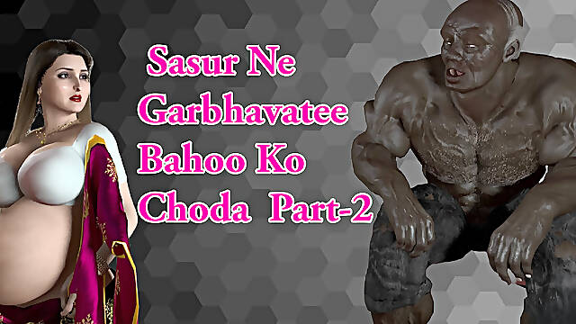 Pregnant Savita Bahu and Big Black Sasur in Breast Milk Fetish Part-2
