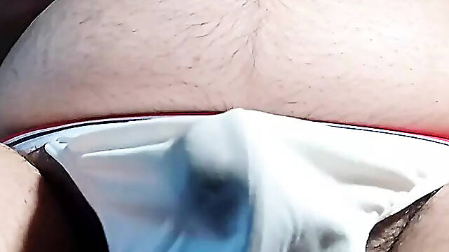 Jerking and cumming in underwear