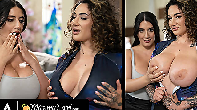 MOMMYS GIRL - Tattooed Arabelle Raphaels Bike Outfit Ignites Big Naturals Sarah Arabics Lust