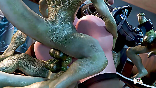 Ultra HD 3D Animation Compilation With Chloe, Max, Mercy &amp; Magik in Anal, Oral &amp; Lesbian Fun