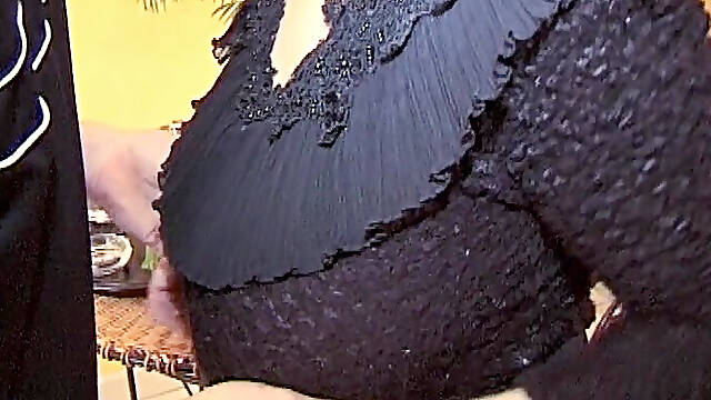 French granny fucked hard by several dudes