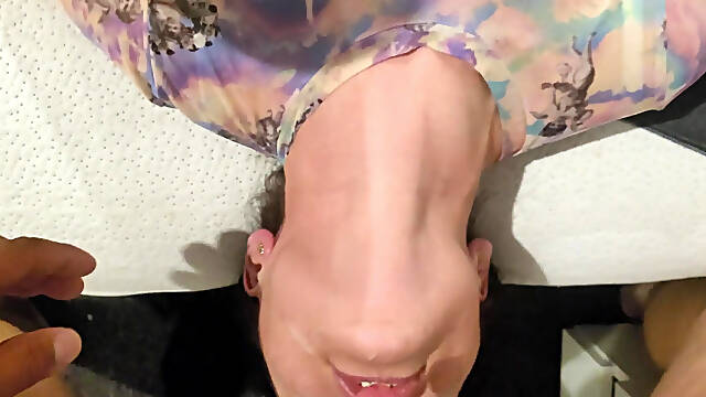 I Covered My Stepsister on Masturbating!! so I Help Her with Big Dildo in Pussy and Fuck Her Face