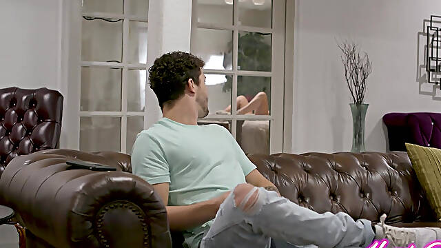 Lolly Dames Gets Horny While Apollo Banks Catches Her Masturbating!