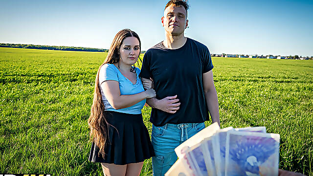 HUNT4K. How much would it cost to fuck your Girlfriend with Big tits?