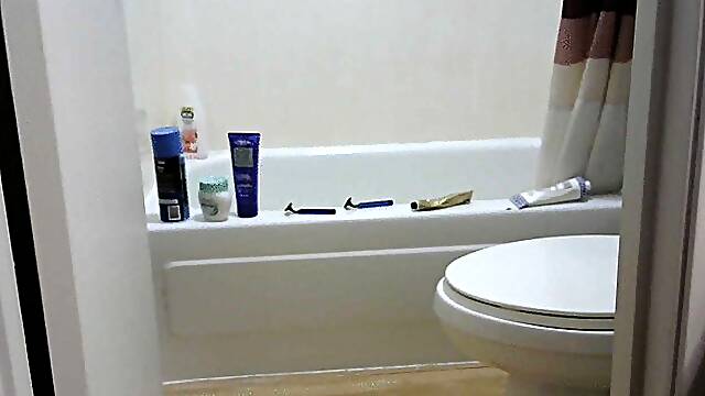 Pee and diarrhea in the nude with stomach flu