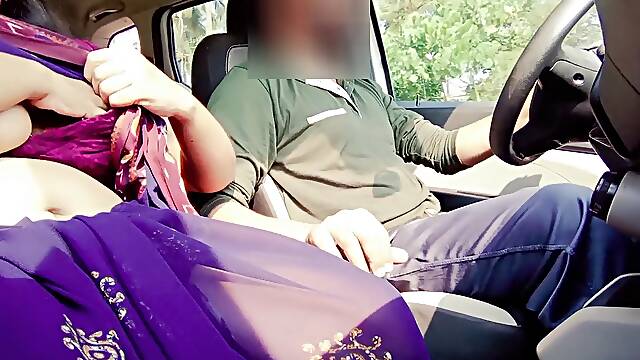 Part II - Naughty Indian wife gets a wild ride in the car and enjoys it to the fullest
