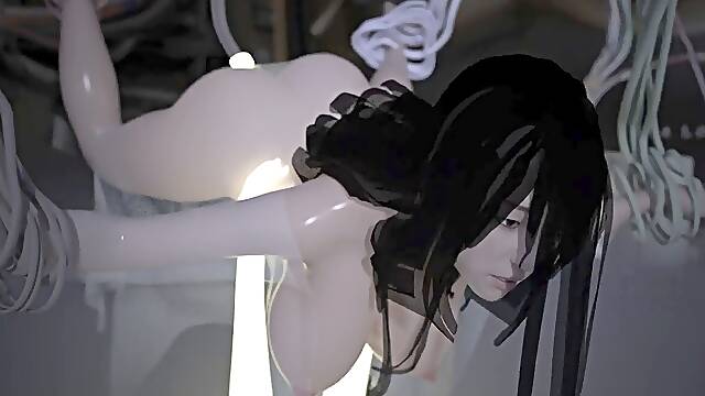 FGGB 59 chinese Sadako ghost is pleasured in TV