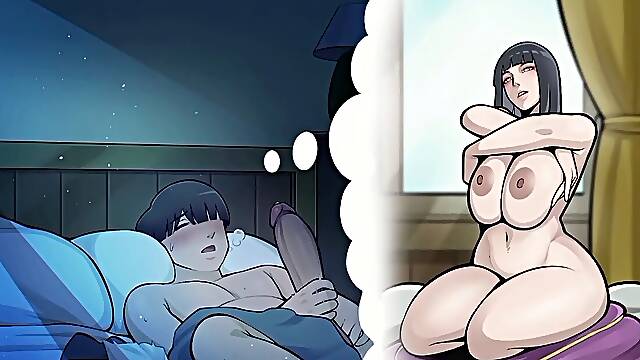 Konoha cougars #4: jacking to my stepmother Hinatas ginormous breasts (repost)