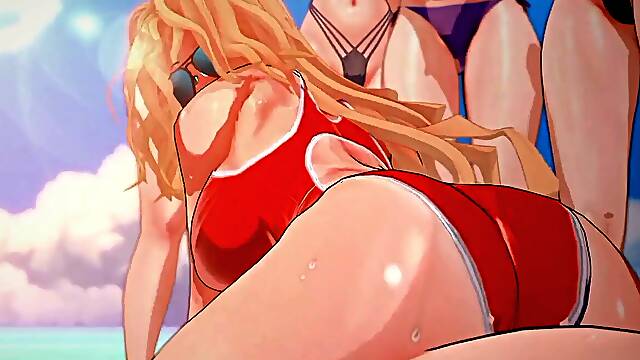 Twisted World Remake Patch 4 Part 19: fresh gigs - warm lifeguard rides my dick