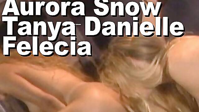 Aurora Snow & Felecia & Tanya Danielle Lesbo Ggg Lick Finger C