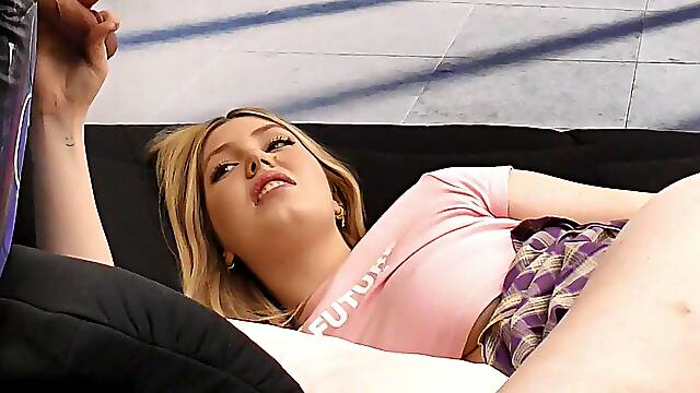 Big boobs big ass amazingly beautiful hot tight pussy curvy busty blonde milks precum from a big cock