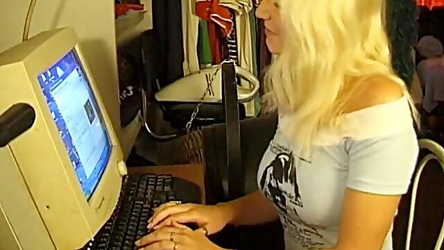 My Cousin Irena a Natural Blonde with a Shaved Pussy Did a Porn Audition