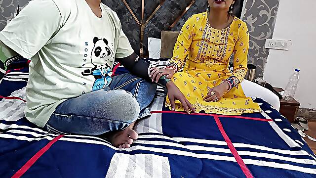 Indian Step Brother Lost at Rock Paper Scissors and Had Convinced to Fuck with Step Sister in Hindi