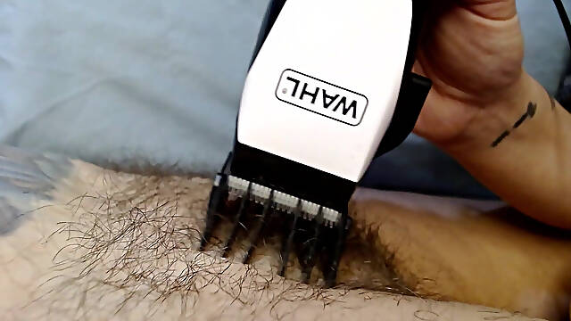 Abby Trims & Shaves Ann's Long Hair Bush