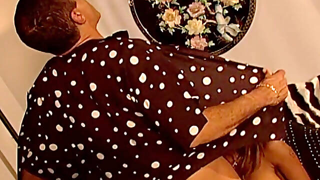 Black MILF with Big Tits Takes a Big White Cock Interracial