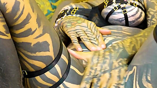 Heavy Tattooed Lesbians Riding Big Toys - Anal, ATM, Fatnasy Dildos - Alt-girls, Punk, Goth, Hippie and Split Tongue