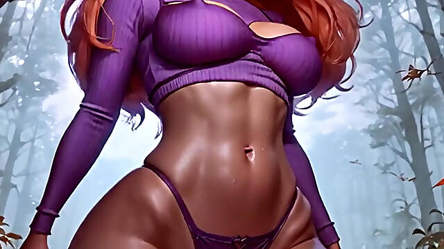 Perfect Big Boobs and Cameltoe Pussy Tease