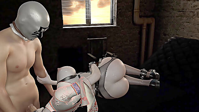 3D Huge Boobs Slut Naked Her Perfect Ass Got Fucked by Big Dick