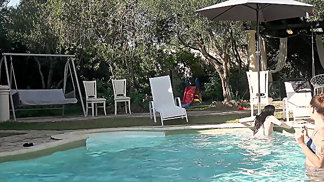 Join the Girls for a Sizzling Game of Strip Volleyball