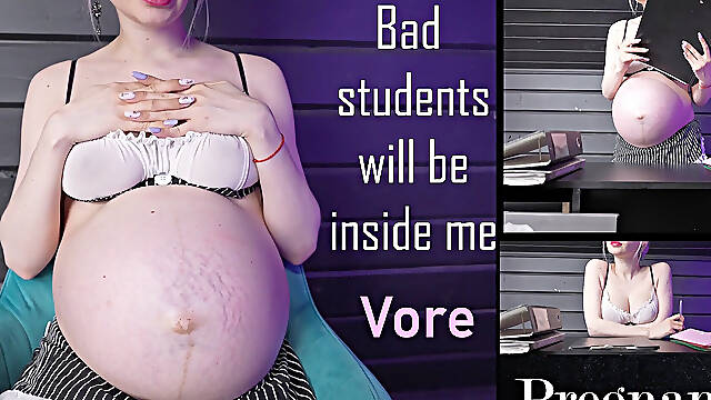 Teacher Gets Bad Students Inside Roleplay Pregnant