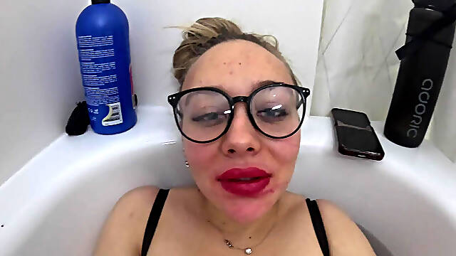 Foot Goddess Gives Instructions in the Bathtub!
