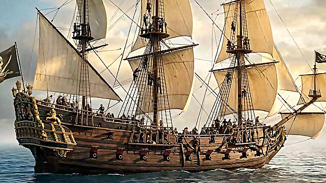 Capture of the Dutch Ship - the Lover's Claim and the Pirate's Double Anal