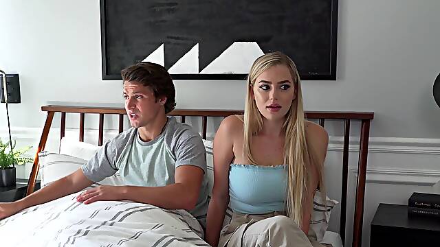 Blake & Jay's wild night: Big boobs bouncing in doggie