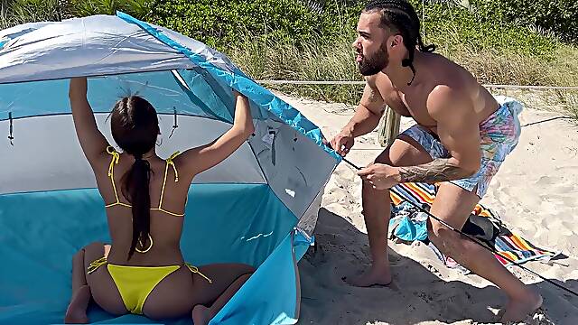 Hardcore anal fucking for big tits Latina chick Armani Black